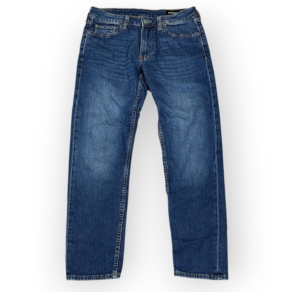 Bonobos Jeans Mens 30x30 (Fits 30x29) Medium Wash Blue Athletic Fit Stretch